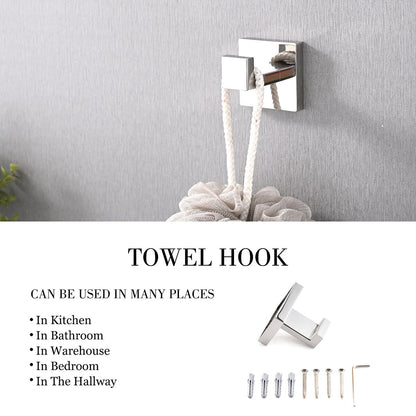 Set di accessori per il bagno Bathlet da 5 pezzi in acciaio inossidabile