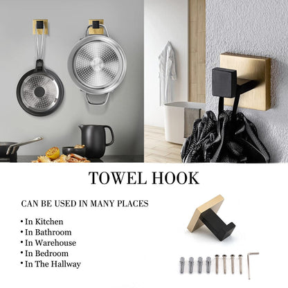 Set di accessori per il bagno Bathlet da 5 pezzi in acciaio inossidabile