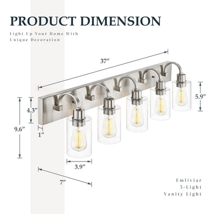 Lampadari per il mobiletto del bagno - Lampada da parete in stile rustico per il bagno