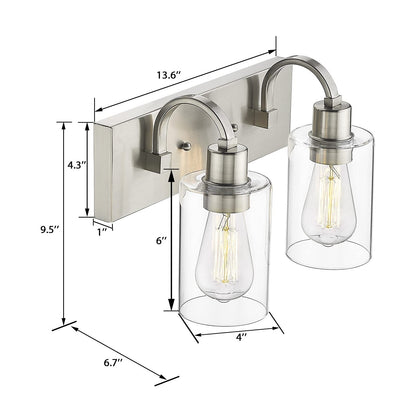 Lampadari per il mobiletto del bagno - Lampada da parete in stile rustico per il bagno