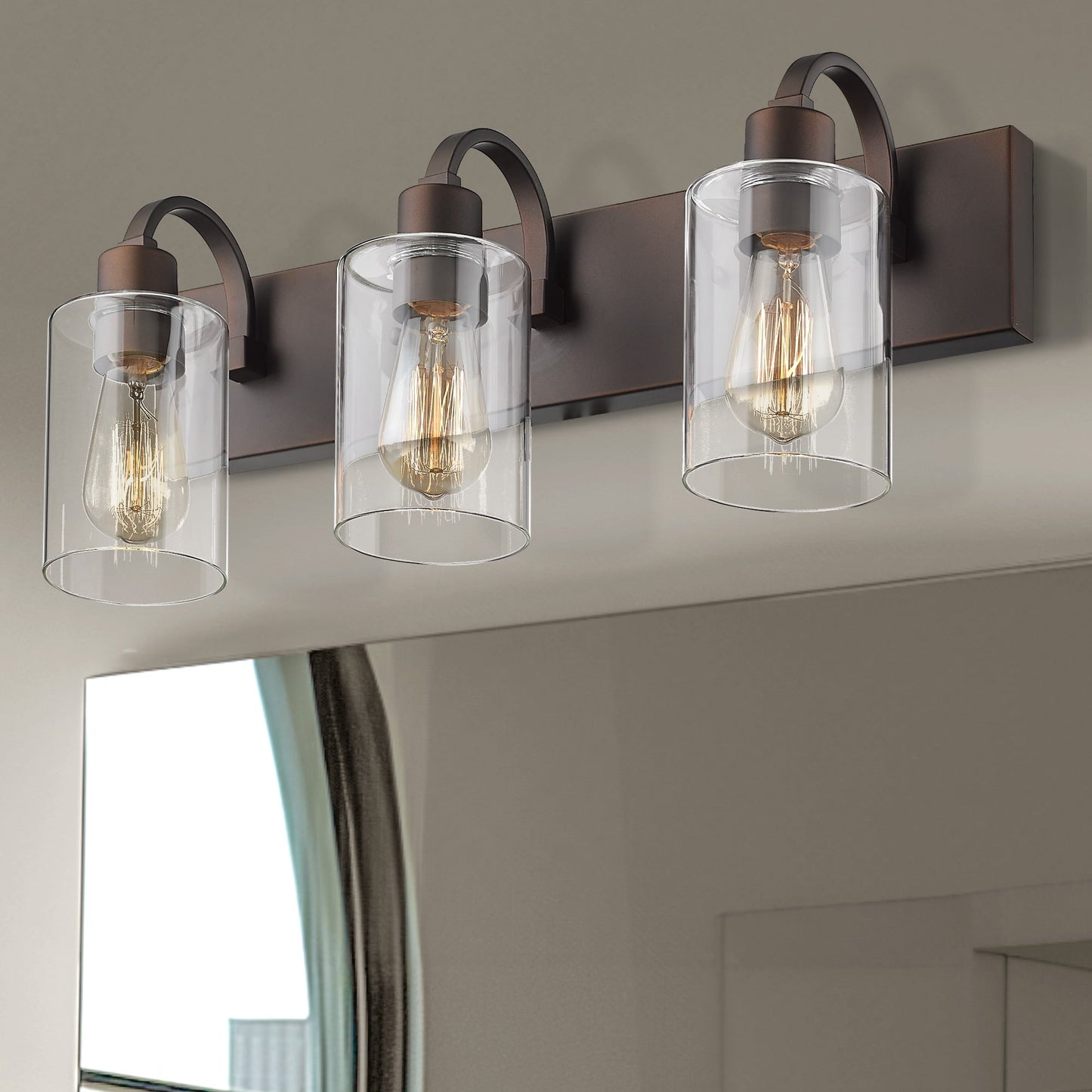 Lampadari per il mobiletto del bagno - Lampada da parete in stile rustico per il bagno