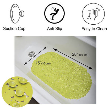 Tappetino antiscivolo ovale per vasca da bagno Bubbles 28 L x 15 W