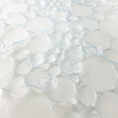 Tappetino antiscivolo ovale per vasca da bagno Bubbles 28 L x 15 W