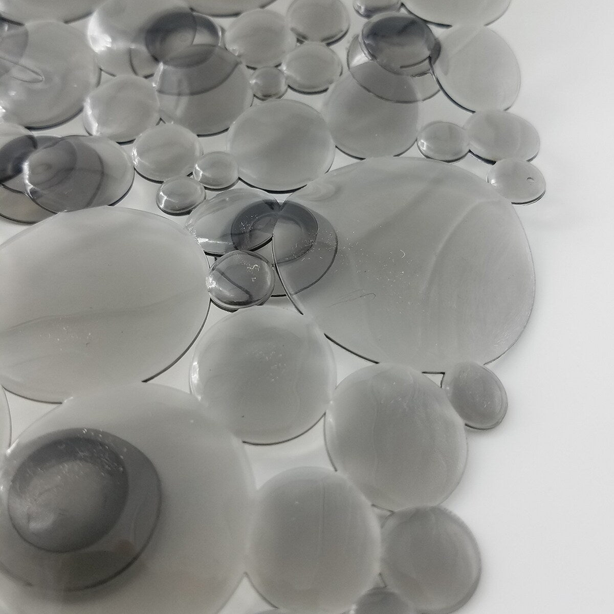 Tappetino antiscivolo ovale per vasca da bagno Bubbles 28 L x 15 W