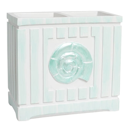 Accessori da bagno artigianali con conchiglie da spiaggia