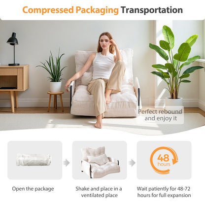 Divano a sacco, divano letto da terra - 30x25,6