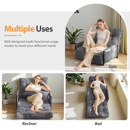 Divano a sacco, divano letto da terra - 30x25,6