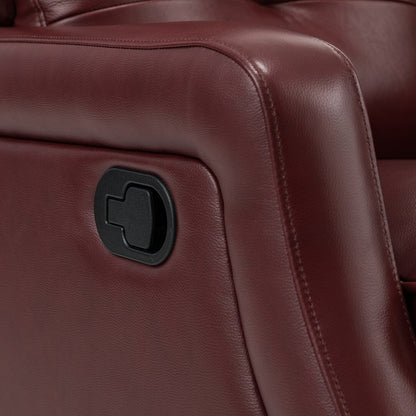 Set di 2 poltrone reclinabili Beatriz per soggiorno con base in metallo