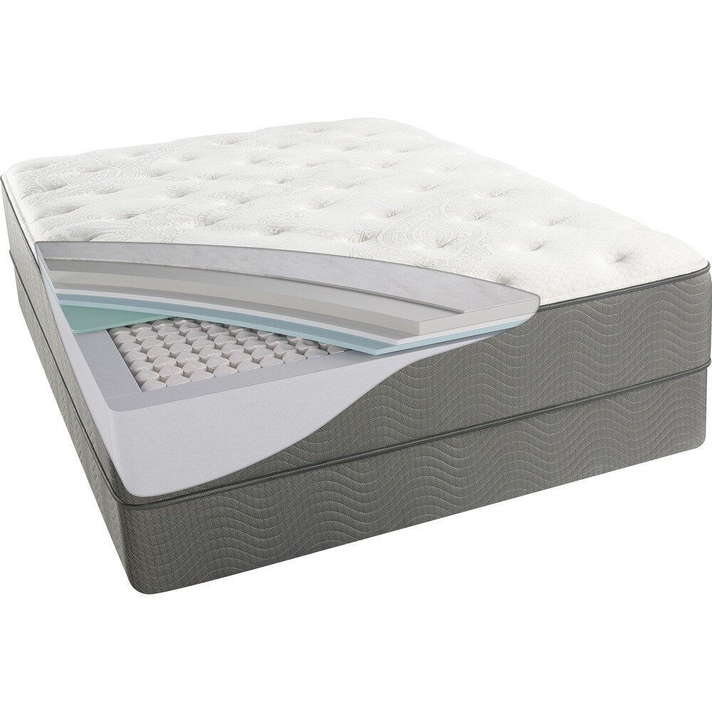 Set di materassi a molle insacchettate BeautySleep Kerri da 12 pollici, California King-size, di lusso - N/D