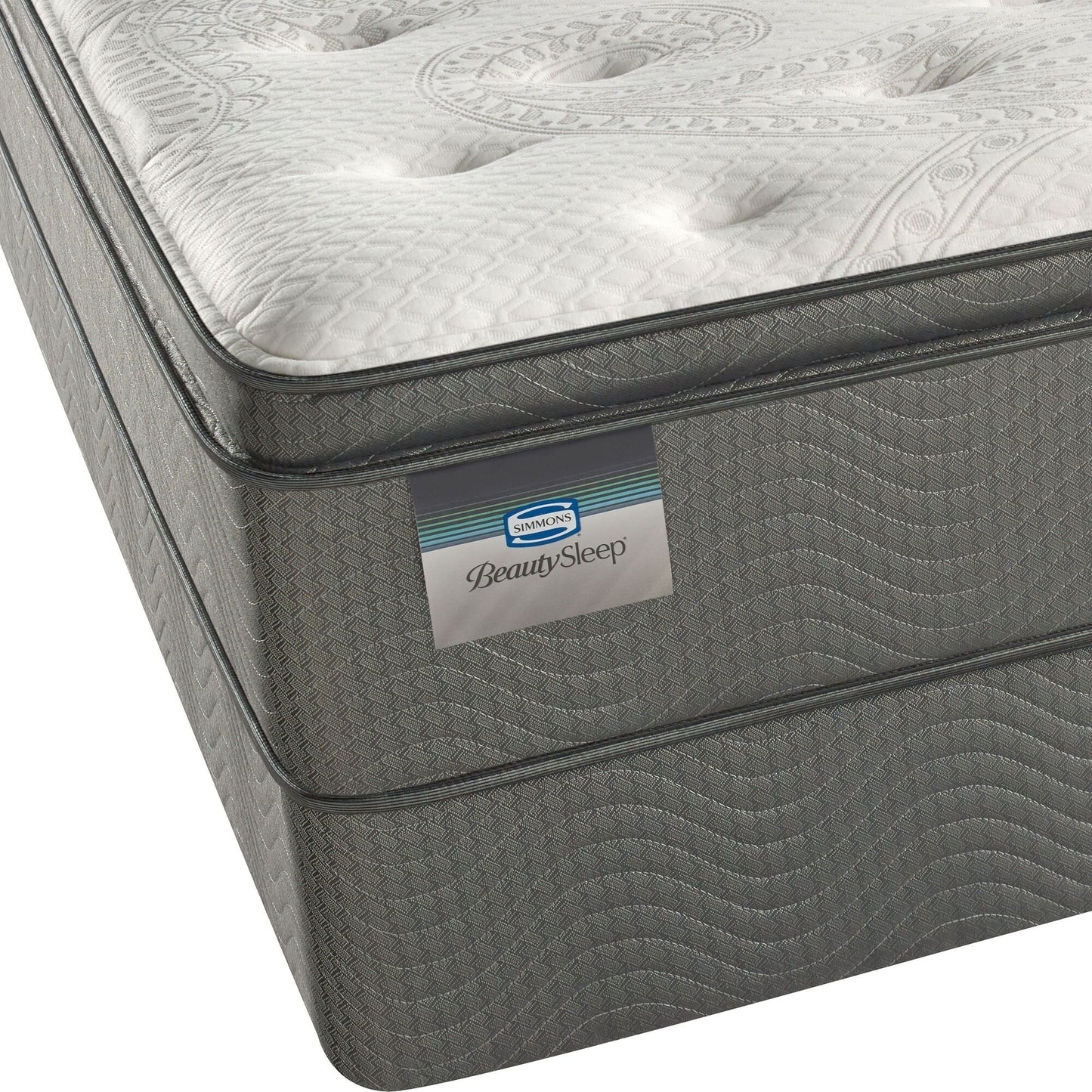 BeautySleep Swanson 12 Luxury Twin-size Set di materassi con cuscino superiore rigido - N/D