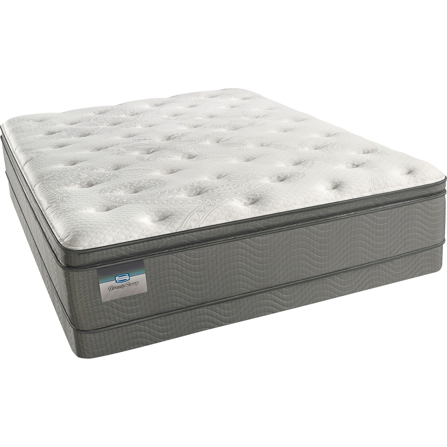 BeautySleep Swanson 12 Luxury Twin-size Set di materassi con cuscino superiore rigido - N/D
