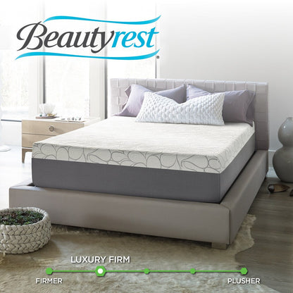 Materasso in memory foam gel Beautyrest da 14 pollici in una scatola