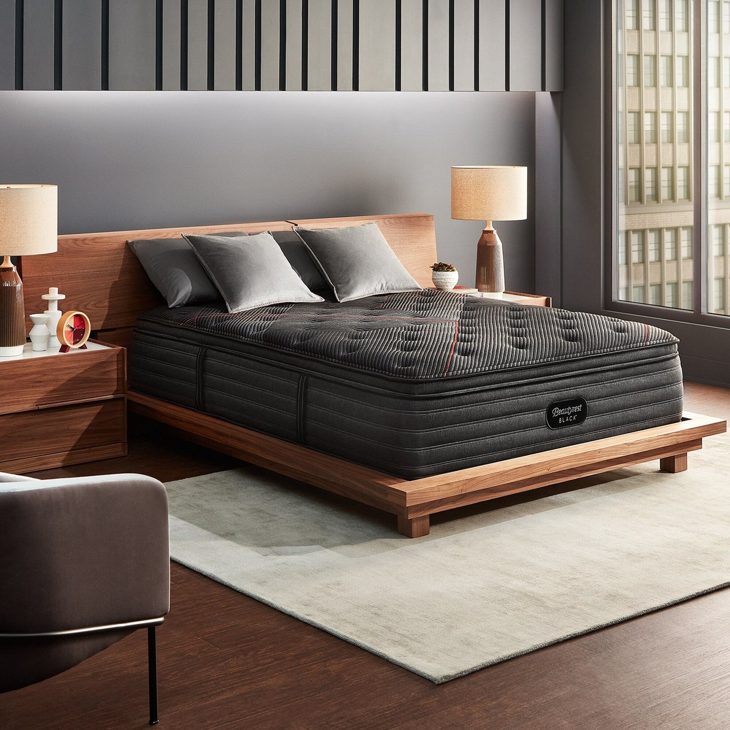 Materasso Beautyrest Black C-Class 16 Plush Pillow Top