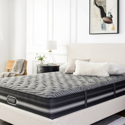 Set di materassi Beautyrest Black Mariela da 14 pollici extra rigidi King-size - N/D
