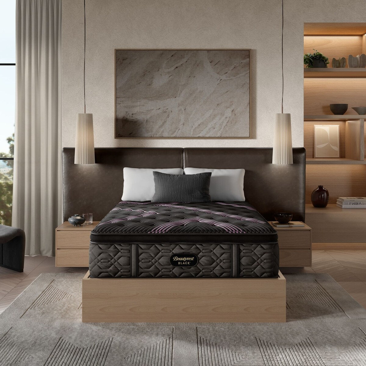 Materasso Beautyrest Black Series Two 16.25 Plush Pillow Top