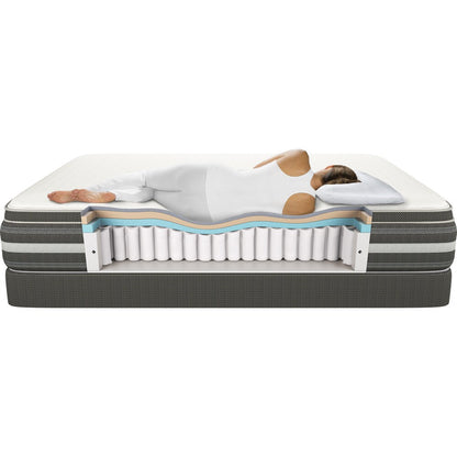 Set di materassi Beautyrest Hybrid Gibson Circle Luxury Firm Queen-size 