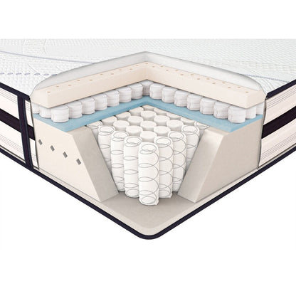 Set di materassi Beautyrest Hybrid McWilliams Place Luxury Firm Cal King-size