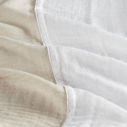 Beautyrest Miro - Set copripiumino oversize in garza, 3 pezzi (inserto escluso)