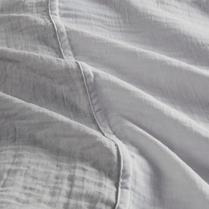 Beautyrest Miro - Set copripiumino oversize in garza, 3 pezzi (inserto escluso)