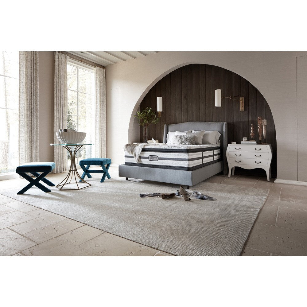 Set di materassi singoli Beautyrest Platinum Angelica Luxury Firm Pillow Top da 14,5 pollici