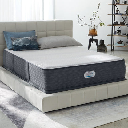 Set di materassi a molle Beautyrest Platinum Crescent Valley da 14 pollici, modello King-size, di lusso e rigidi - N/D
