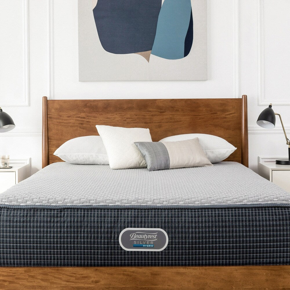 Set di materassi ibridi Beautyrest Silver East Hill Lake Firm Hybrid da 13,5 pollici, dimensioni standard - N/D