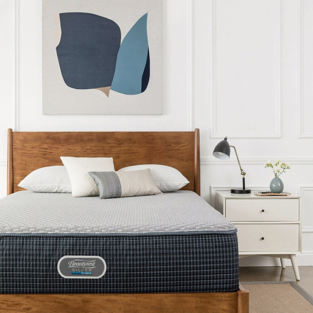 Set di materassi ibridi Beautyrest Silver East Hill Lake Firm Hybrid da 13,5 pollici, dimensioni standard - N/D