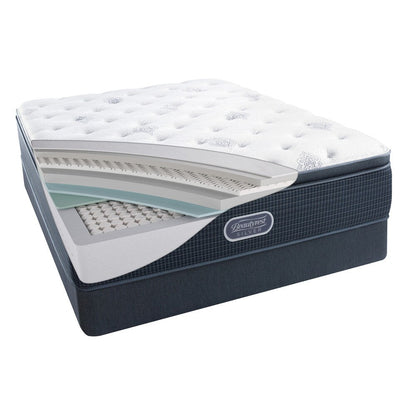 Set di materassi Beautyrest Silver Maddyn da 14 pollici con cuscino superiore rigido di lusso