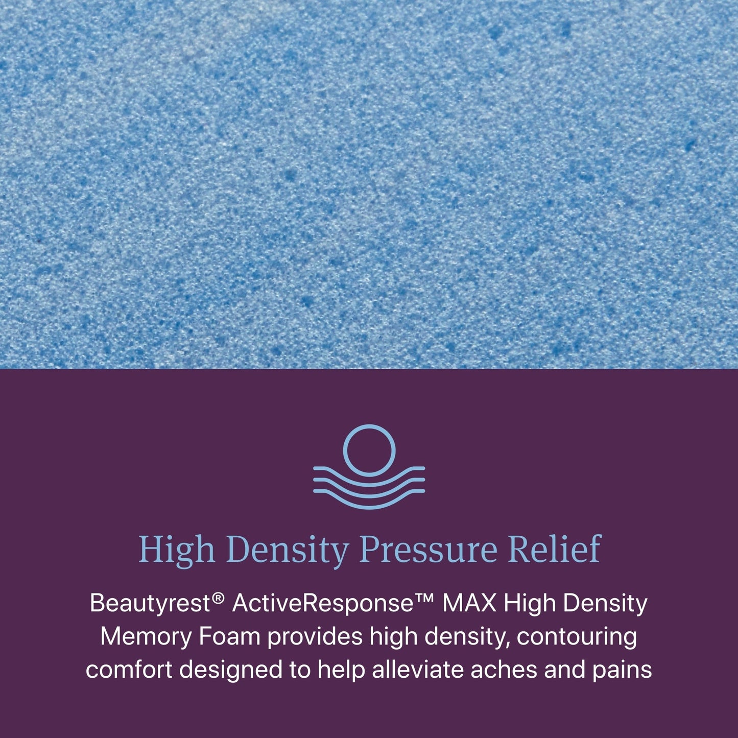 Materasso ibrido Beautyrest World Class Level Four Firm - Blu scuro