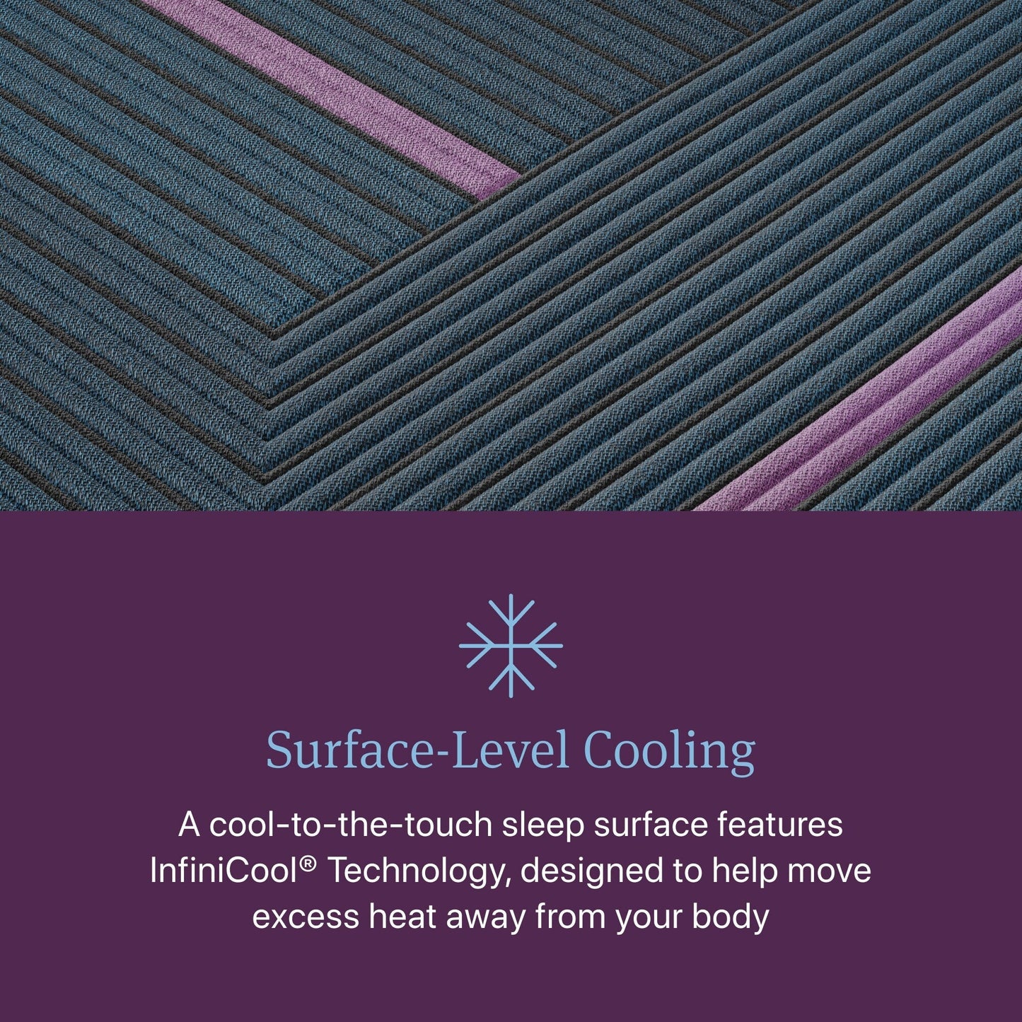 Materasso ibrido Beautyrest World Class Level Three Firm - Blu scuro