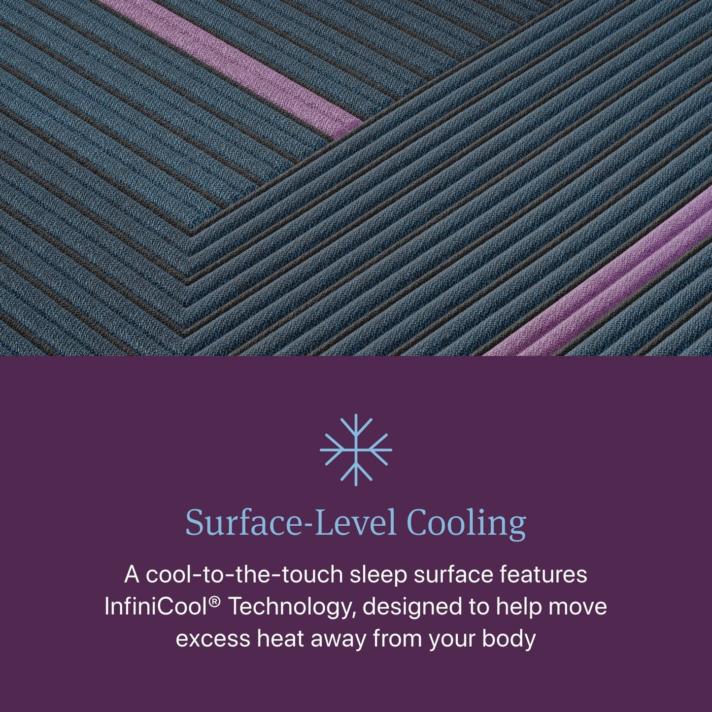 Materasso ibrido Beautyrest World Class Level Three Medium - Blu scuro