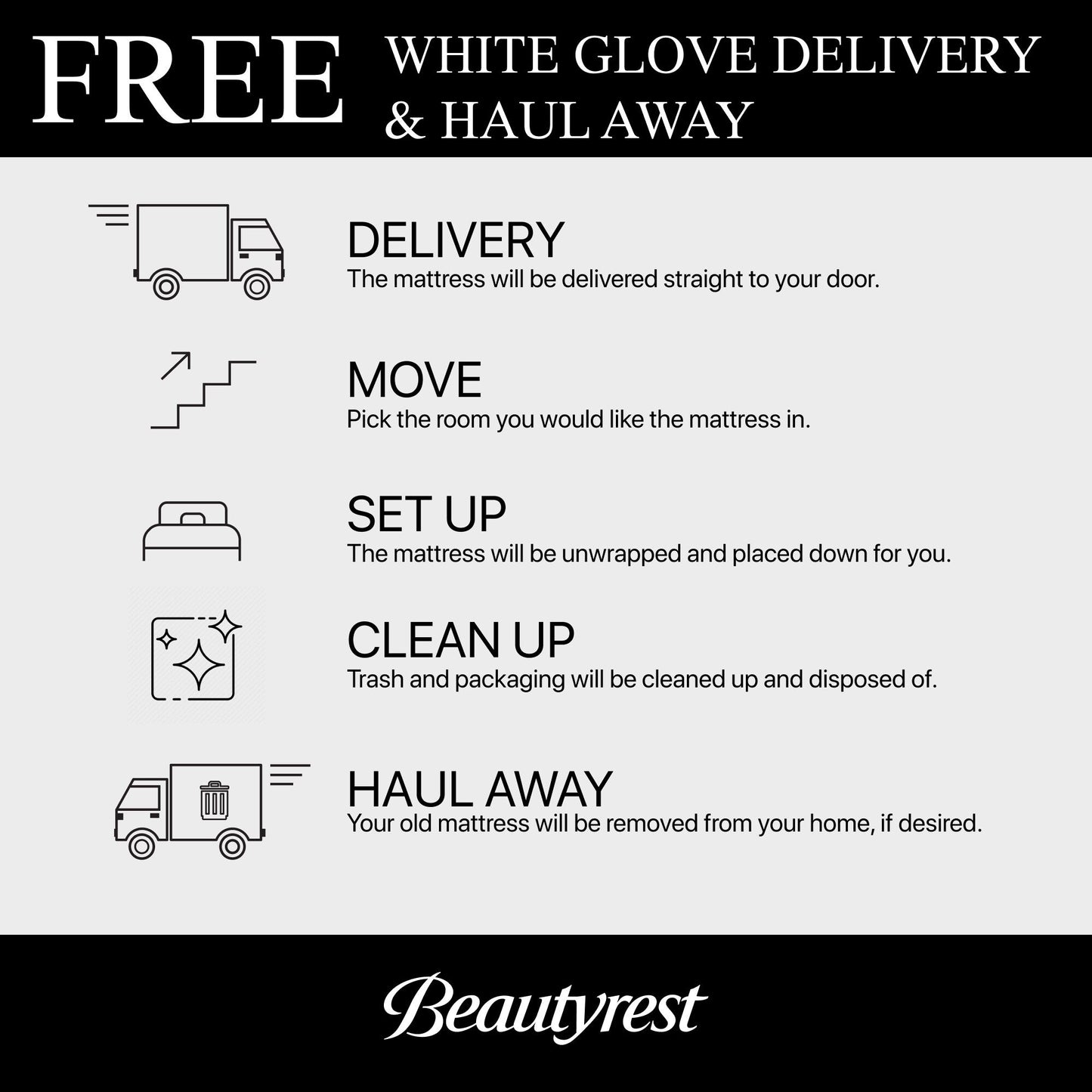 Materasso Beautyrest World Class Level Three Medium Pillow Top