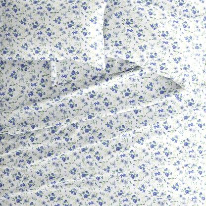 Set di lenzuola con tasca profonda, 4 pezzi, stampate e doppia spazzolatura di Becky Cameron