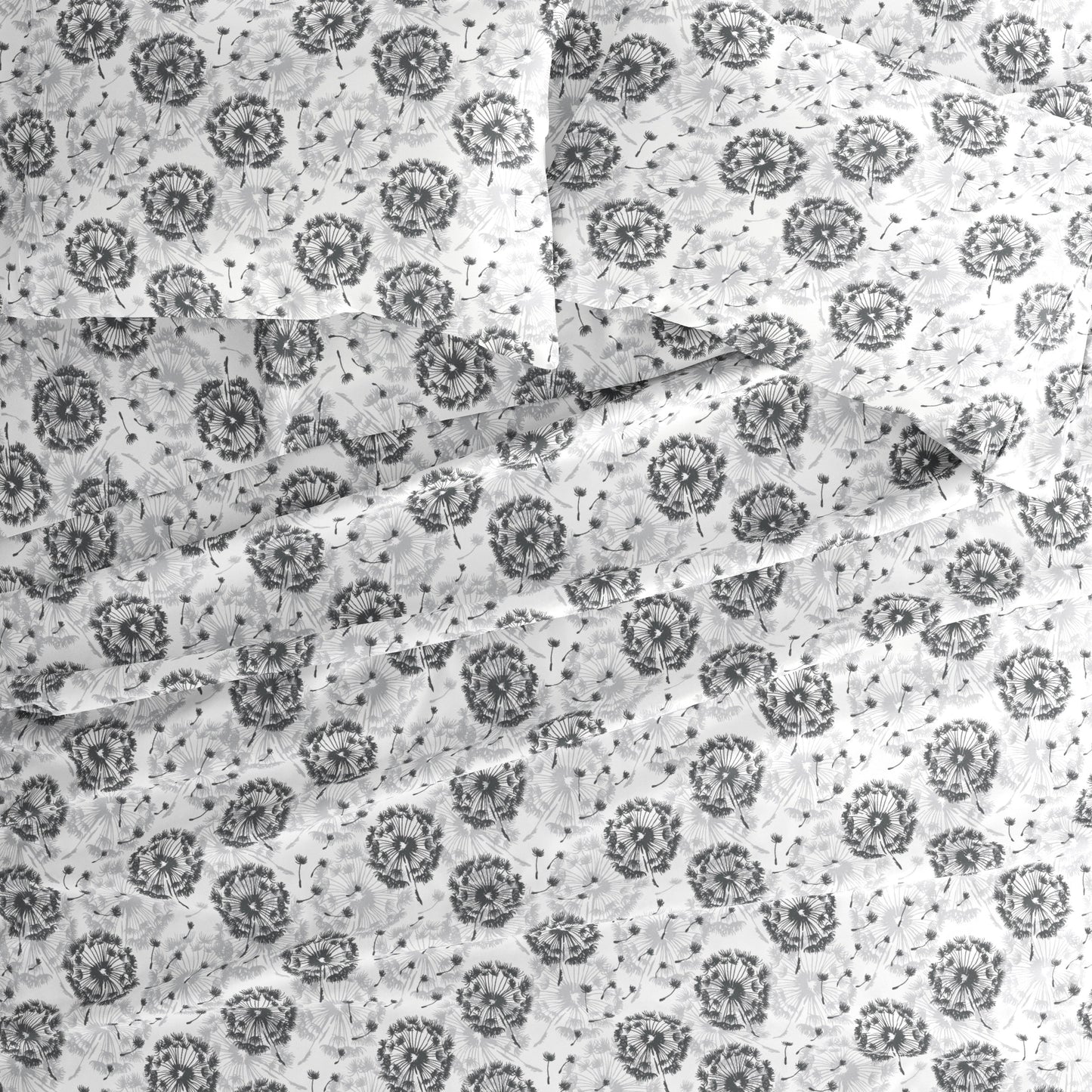 Set di lenzuola con tasca profonda, 4 pezzi, stampate e doppia spazzolatura di Becky Cameron