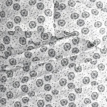 Set di lenzuola con tasca profonda, 4 pezzi, stampate e doppia spazzolatura di Becky Cameron