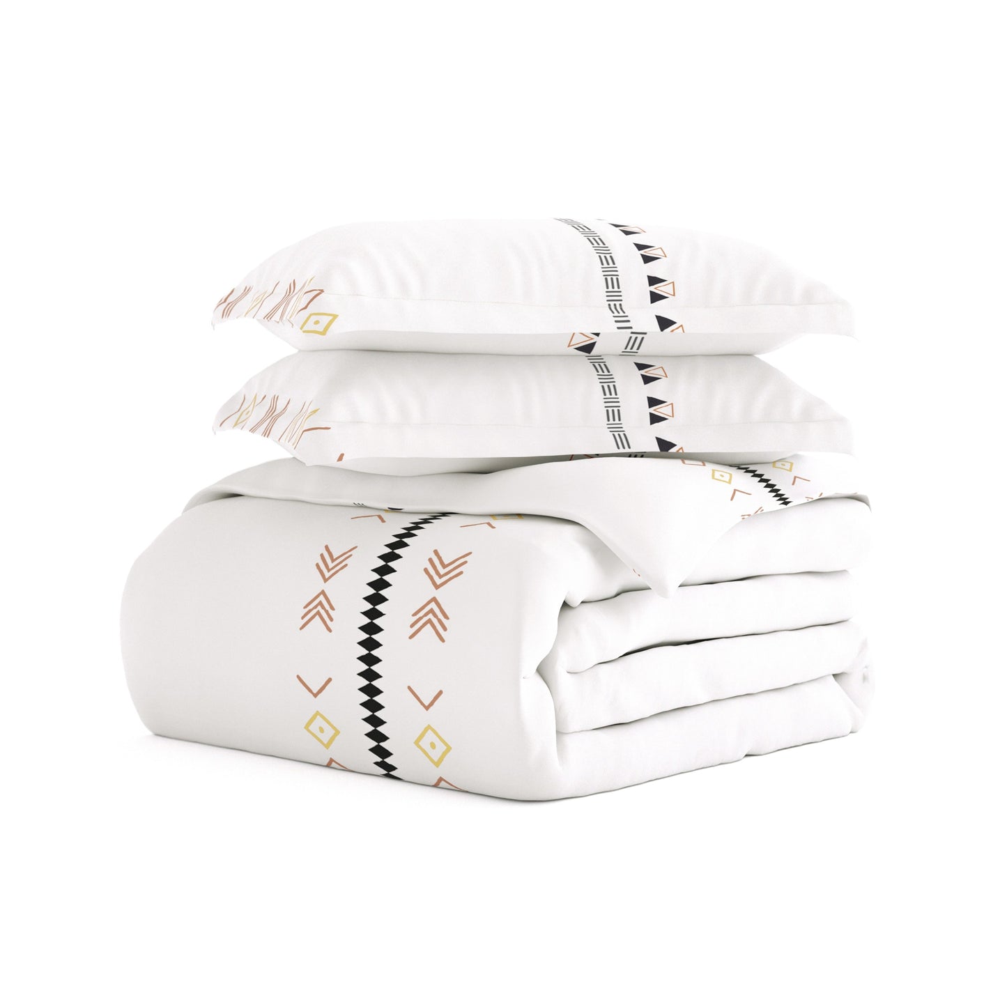 Set copripiumino 3 pezzi Becky Cameron Natural Geo Lines