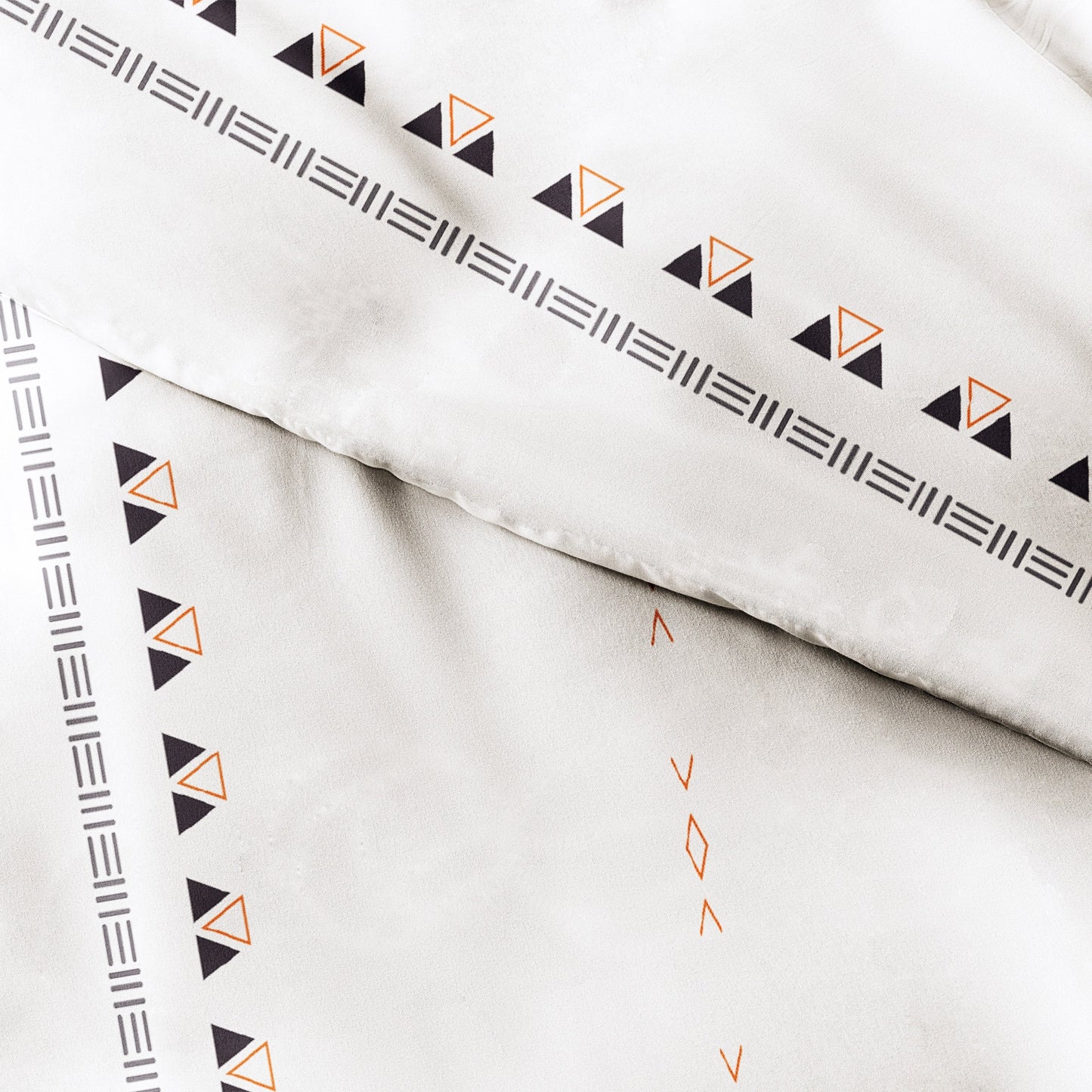 Set copripiumino 3 pezzi Becky Cameron Natural Geo Lines