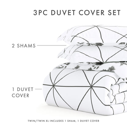 Set copripiumino reversibile da 3 pezzi Becky Cameron Oversized Country Home