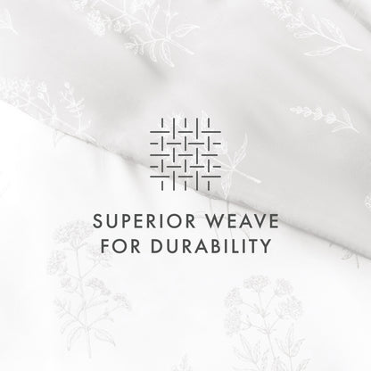 Set copripiumino reversibile Becky Cameron Ultra Soft Botany Floral, 3 pezzi