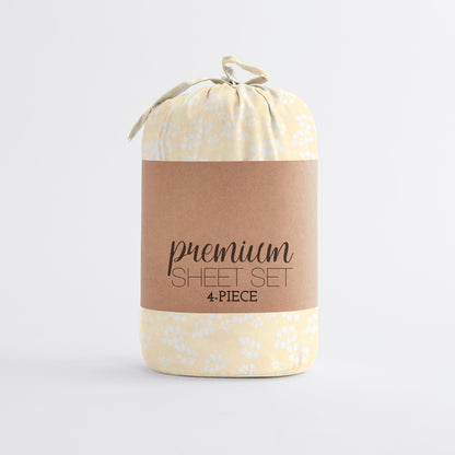 Set di lenzuola con tasche profonde stampate Becky Cameron da 4 pezzi