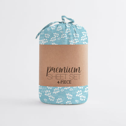 Set di lenzuola con tasche profonde stampate Becky Cameron da 4 pezzi