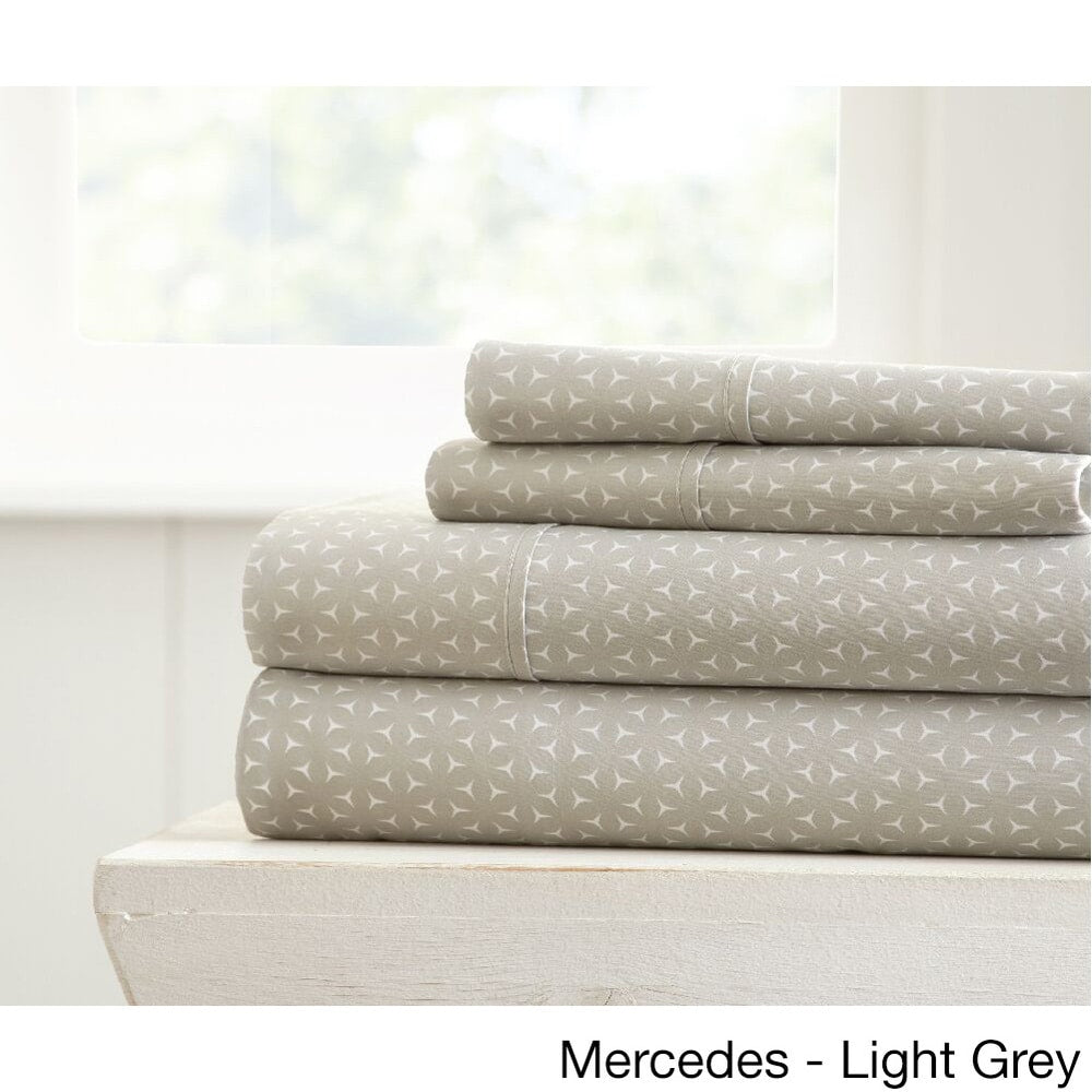 Set di lenzuola con tasche profonde, 4 pezzi, stampate e ultra morbide di Becky Cameron