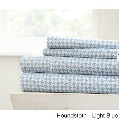 Set di lenzuola con tasche profonde, 4 pezzi, stampate e ultra morbide di Becky Cameron