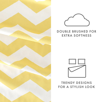 Set di lenzuola con tasche profonde, 4 pezzi, stampate e ultra morbide di Becky Cameron