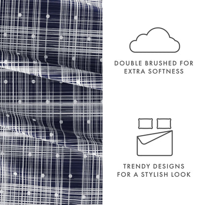 Set di lenzuola con tasche profonde, 4 pezzi, stampate e ultra morbide di Becky Cameron