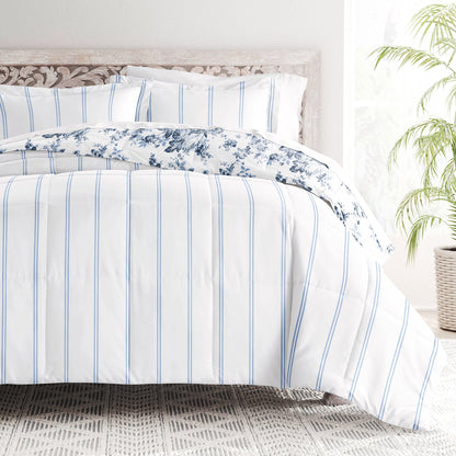 Set copripiumino reversibile con motivo a rose di cavolo di Becky Cameron