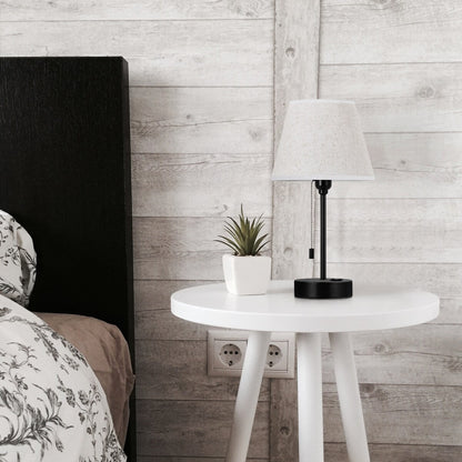 Set di 2 lampade da comodino con porte USB - 2 pezzi