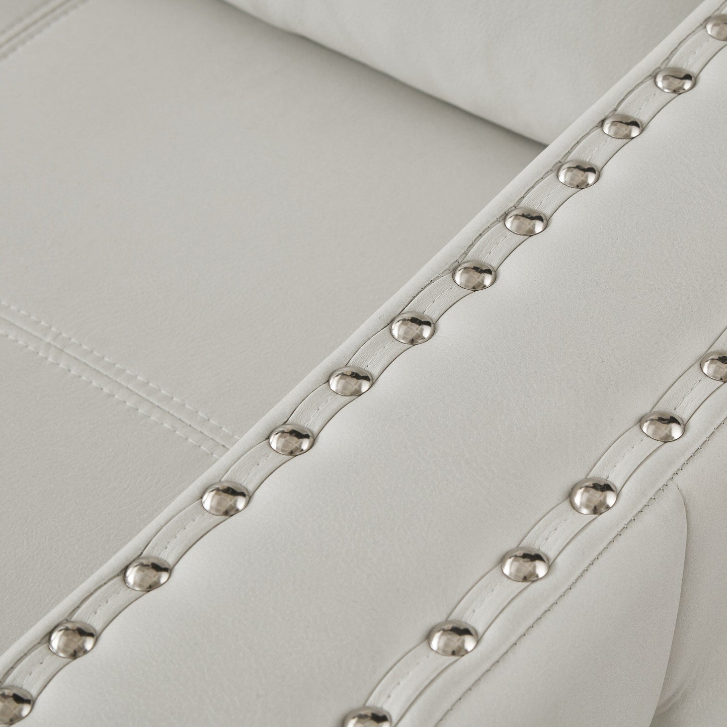 Divano letto convertibile in microfibra beige da 88'' a 3 posti con chaise longue contenitore, letto estraibile e cuscino in spugna di alta qualità