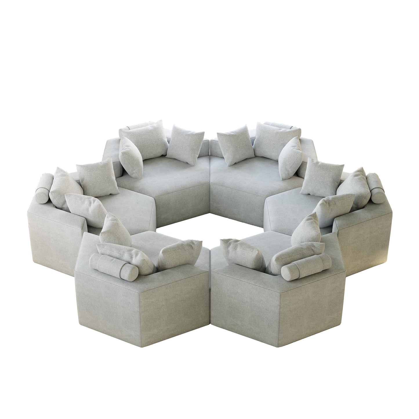 Divano letto singolo in ciniglia beige con cuscino per schienale