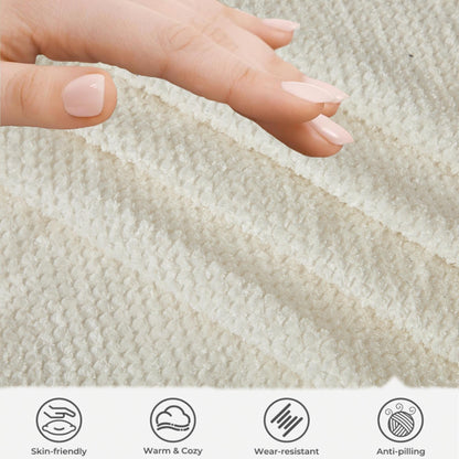 Divano moderno minimalista beige 105,5 in velluto a coste curvo con 2 cuscini, non richiede montaggio